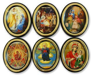 Ікона овальна в асортименті  14102 фото